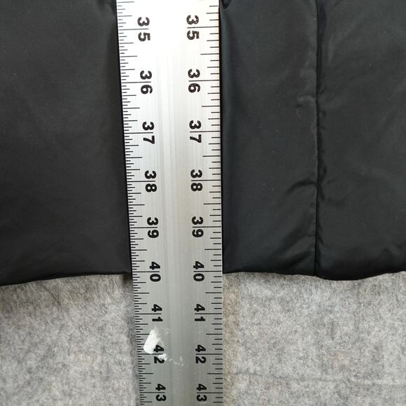 Cole Haan Coat Womens Medium Down Puffer Asymmetrical Zip Hooded Long Jacket - Picture 9 of 12